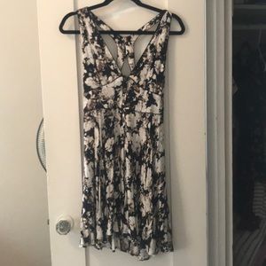 Button down floral dress